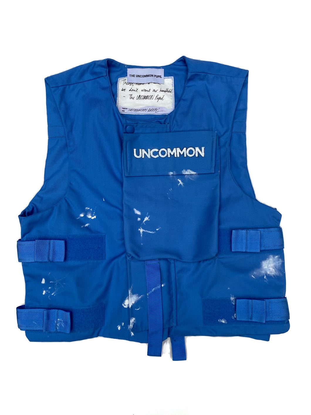 UNCOMMON Painted Utility Vest - Blue