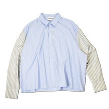 Load image into Gallery viewer, PINSTRIPE MIX SHIRT #1 - BLUE
